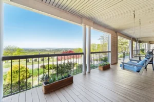 Porch with a view.